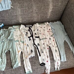 Kyte BABY Kids Pajama Set - distressed, damaged stains holes 3M-2T